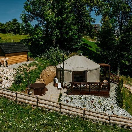 Jurta Na Wypasie - Luksusowy Namiot Z Widokiem Na Gory - Jacuzzi, Sauna, Split Ac, Private, Star View زاكوباني المظهر الخارجي الصورة