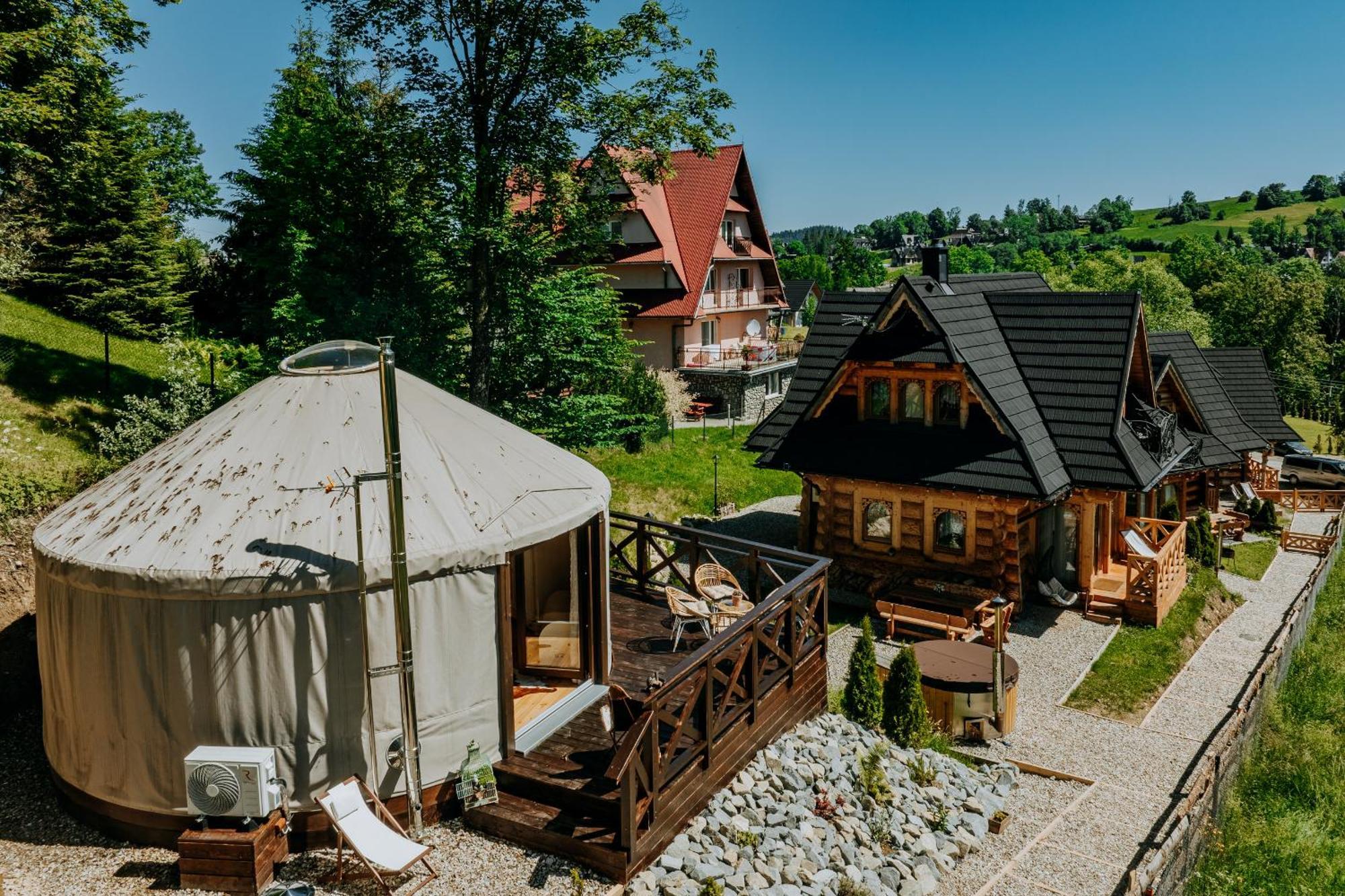 Jurta Na Wypasie - Luksusowy Namiot Z Widokiem Na Gory - Jacuzzi, Sauna, Split Ac, Private, Star View زاكوباني المظهر الخارجي الصورة