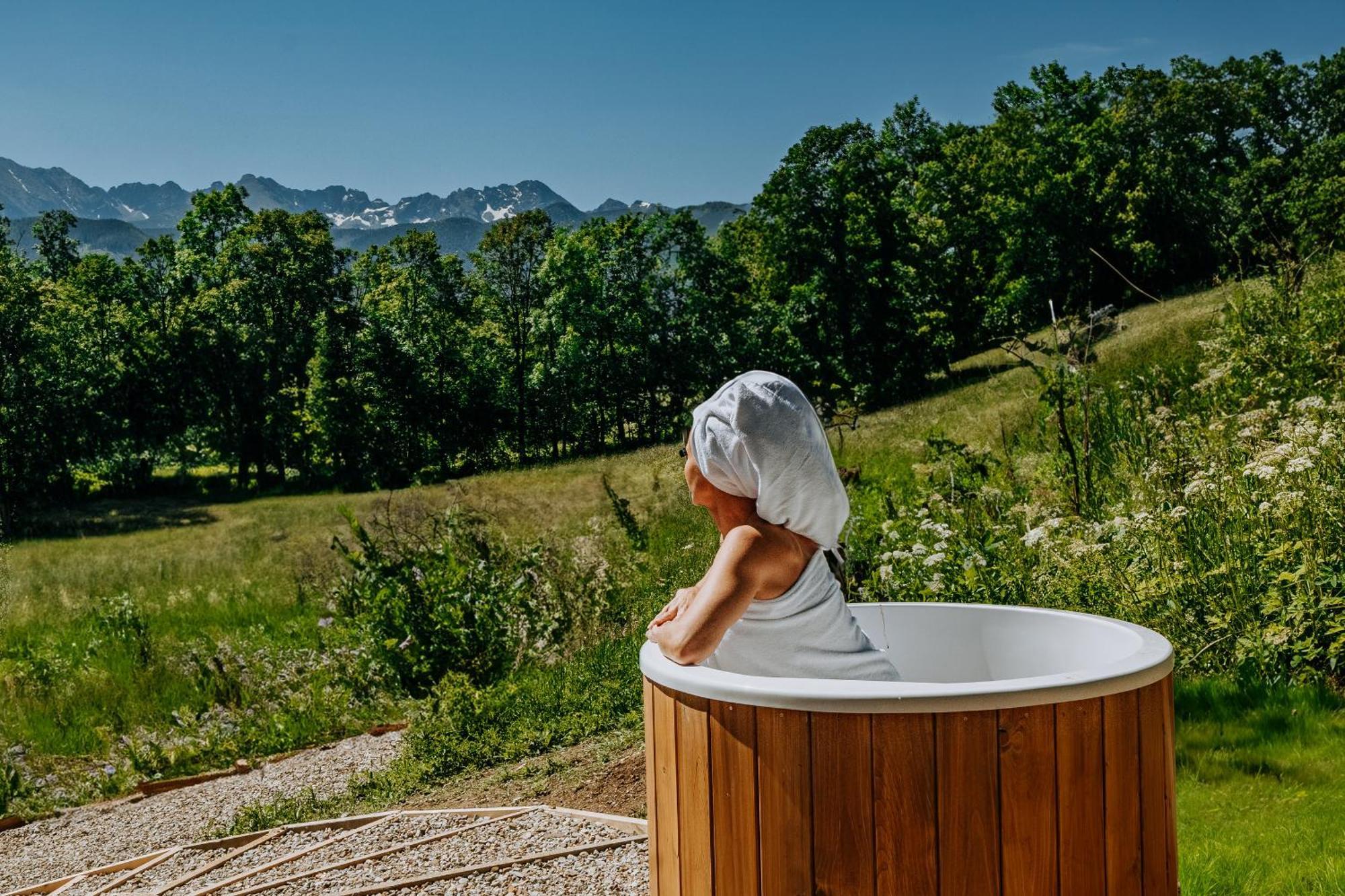 Jurta Na Wypasie - Luksusowy Namiot Z Widokiem Na Gory - Jacuzzi, Sauna, Split Ac, Private, Star View زاكوباني المظهر الخارجي الصورة